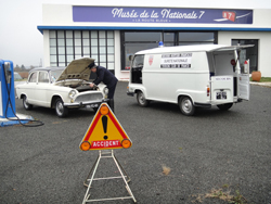 Estafette secours routier